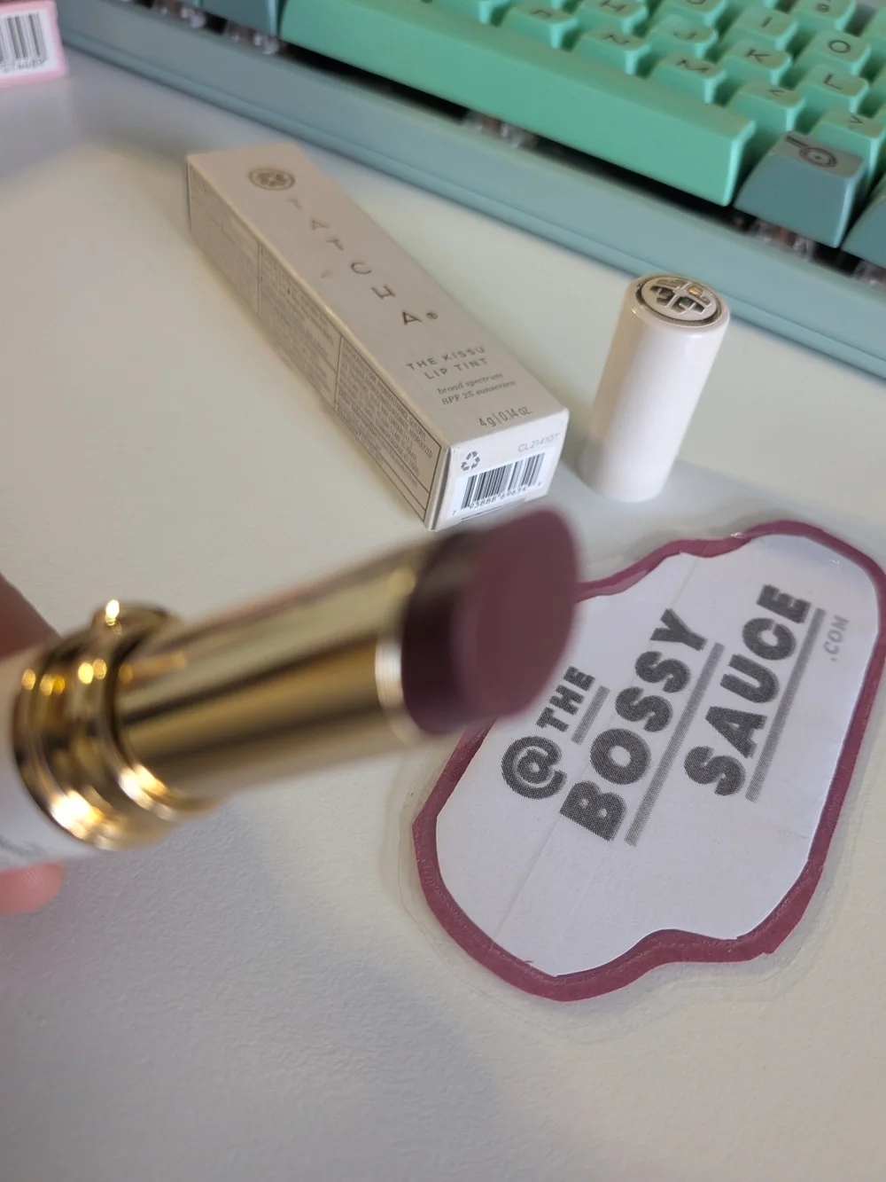 🌸 Tatcha The Kissu Lip Tint SPF 25 Midnight Lily NWT 4g
